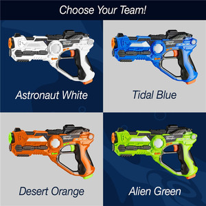 DWI Thẻ Trò Chơi Súng Laser Blaster Hồng Ngoại Đồ Chơi Trò Chơi Laze Tương Tác Với Ánh Sáng Và Âm Thanh - Product Image 4