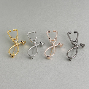 Broche Médico de Aleación con Forma de Estetoscopio de <span class=keywords><strong>Doctor</strong></span> Misterioso GT - Product Image 3
