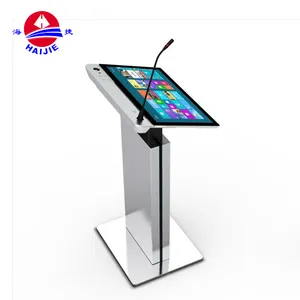 חדש עיצוב מודרני מתכת רמקול כיתה Stand חכם דוכן דיגיטלי פודיום