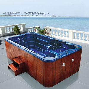 Hydro Spa Utilisation Familiale Petite Mini Piscine Mobile En Plastique En <span class=keywords><strong>Acier</strong></span> Inoxydable Spa <span class=keywords><strong>Baignoire</strong></span> De Massage Grande Taille avec 2 3 Personne 800L - Product Image 5