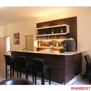 Modern Marble Top Wood <strong>Small</strong> Home Restaurant Nightclub Wine Bar Counter <strong>Drinking</strong> <strong>Table</strong> - Product Image 3