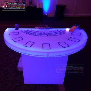 Đảng Club Poker Casino Roulette Bảng Với Cơ Sở Ánh Sáng Led - Product Image 6