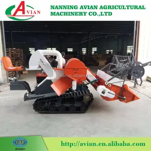 Hot Selling mini type rice reaper/rice harvesting machine/rice and wheat harvesting machine