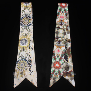 Baru Dua Sisi <span class=keywords><strong>Tarot</strong></span> Bunga Matahari Cetak Tas Dasi Pegangan Menghias Syal Sutra Imitasi dengan <span class=keywords><strong>2</strong></span> Warna - Product Image 6