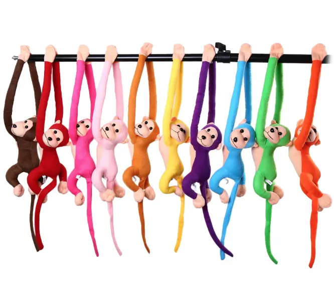 Плюшевые мягкие игрушки обезьяны длинные руки и ноги