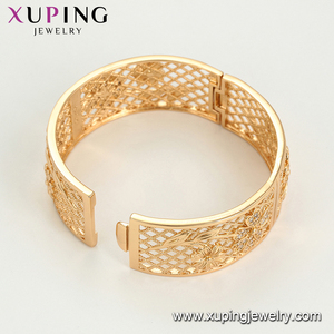 51286 Xuping ผู้หญิงทองแดงทองชุบเครื่องประดับ18พันกำไลทอง - Product Image 4