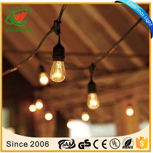 Chaîne de <span class=keywords><strong>lumière</strong></span> à ampoules led S14, cordes Vintage de société, métro, usage <span class=keywords><strong>extérieur</strong></span>, <span class=keywords><strong>décoration</strong></span> de <span class=keywords><strong>noël</strong></span>, intérieur et <span class=keywords><strong>extérieur</strong></span>, ampoules incandescentes - Product Image 6