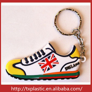 venta caliente de plástico de PVC suave 3d zapatillas llavero zapato de goma de zapatillas <span class=keywords><strong>nike</strong></span> yeezy air jordan llavero zapato - Product Image 4