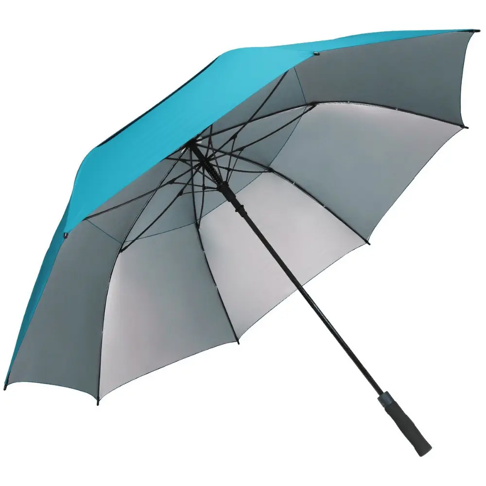 Güzel tasarım balck-beyaz markalı golf şemsiye