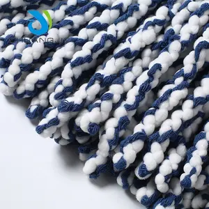 Produttori di cina Riciclare Filato Bagnato Twist Ricarica Sostituzione di Pulizia del Pavimento Mop In Microfibra Testa