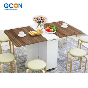 Hiện Đại Có Thể Gập Lại Phòng Ăn Nhỏ Bảng Set Tiết Kiệm Không Gian Nội Thất