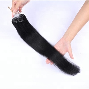 12a lớp thời trang Keratin Vòng tip tóc 100% giá rẻ Remy <span class=keywords><strong>Micro</strong></span> vòng vòng tóc con người mở rộng lật trong - Product Image 2