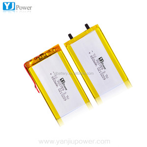 Alibaba China 303759 3,7 v 650 mAh regchargeable ultradünne lipo batterie, für bluetooth stereo - Product Image 1