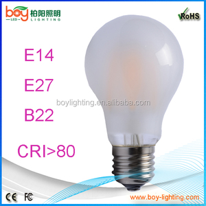 Cuerpo de vidrio A60 4W 100LM/<span class=keywords><strong>W</strong></span> con bombilla de filamento LED de 360 grados - Product Image 6