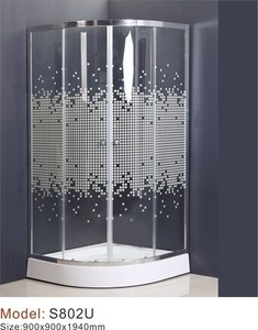Haute qualité salle <span class=keywords><strong>de</strong></span> bain dessins simples aluminium profil vélin verre <span class=keywords><strong>cabine</strong></span> <span class=keywords><strong>de</strong></span> <span class=keywords><strong>douche</strong></span> - Product Image 3