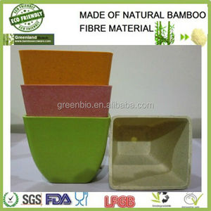 Vajilla de oficina ecológica grande de fibra de bambú bio friendly soporte <span class=keywords><strong>para</strong></span> plantas colgantes, macetas de bambú <span class=keywords><strong>para</strong></span> flores de jardín - Product Image 6