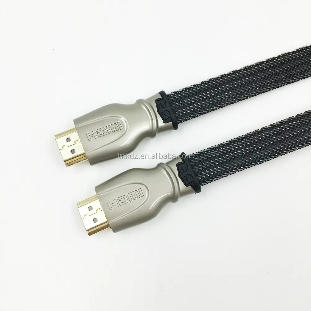Cable HDMI 4K 3D de alta velocidad, 8K, 60HZ, 1m, 1,5 m, 2m, 3m, 5m, 8m, hasta 50m, chapado en oro con soporte Ethernet 2160p