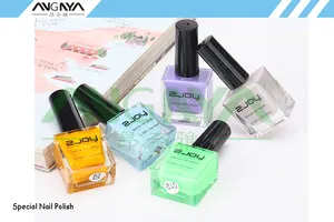 ANGNYA-esmalte de uñas para manicura profesional, alta calidad, ZJOY, blanco, estampado, 10ml