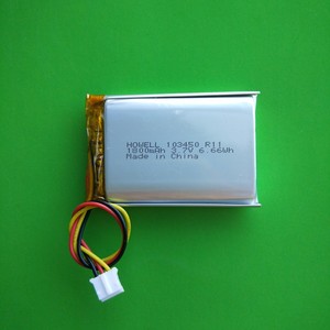 IEC62133 <span class=keywords><strong>CB</strong></span> 승인 103450 <span class=keywords><strong>lipo</strong></span> 배터리 1800mah 3.7v 1800mah 6.66wh 리튬 폴리머 충전식 리튬 폴리머 배터리 - Product Image 3