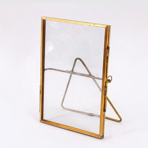 Moldura de vidro flutuante para fotos, moldura de vidro simples 4x6 polegadas para mesa de casamento - Product Image 4