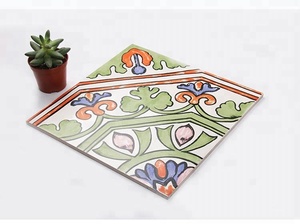 200X200Mm Bahan Bangunan Dekoratif Buatan Tangan Ubin Semen Maroko - Product Image 2