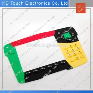 custom tactile silicone rubber control switch keypad