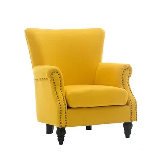 الكلاسيكية نمط واحد أريكة قماش النمر كرسي