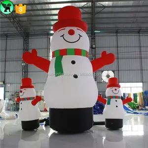 2m Inflatable स्नोमैन विशाल 5m सांता अनुकूलित क्लॉस मॉडल के लिए क्रिसमस Y21