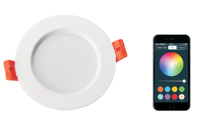 Banqcn 2.4G Hz không dây <span class=keywords><strong>Wifi</strong></span> RGB + 3000k-6000K downlighters 18W <span class=keywords><strong>wifi</strong></span> thông minh Bảng điều chỉnh <span class=keywords><strong>downlights</strong></span> dẫn ánh sáng Trần cho văn phòng xây dựng - Product Image 4