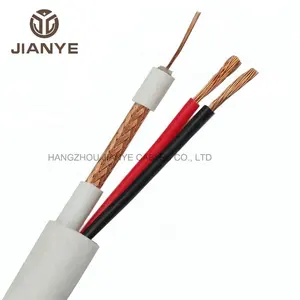 Best Quality 75ohm Coaxial Cable cctvケーブルrg 59 + 2DC RG59 With Power