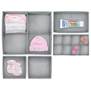 Ensemble de Boîtes de <span class=keywords><strong>Rangement</strong></span> Pliables Personnalisées pour Bébé, Boîtes à Tiroirs Moyens, Technique de Vêtements, <span class=keywords><strong>Rangement</strong></span> d'Organes en Polyester, pour Jouets, Sacs, Impression - Product Image 2