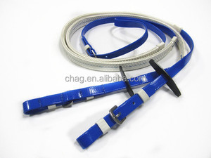 Gros bule et rouge pvc <span class=keywords><strong>cheval</strong></span> <span class=keywords><strong>rein</strong></span> et bride en stock - Product Image 4