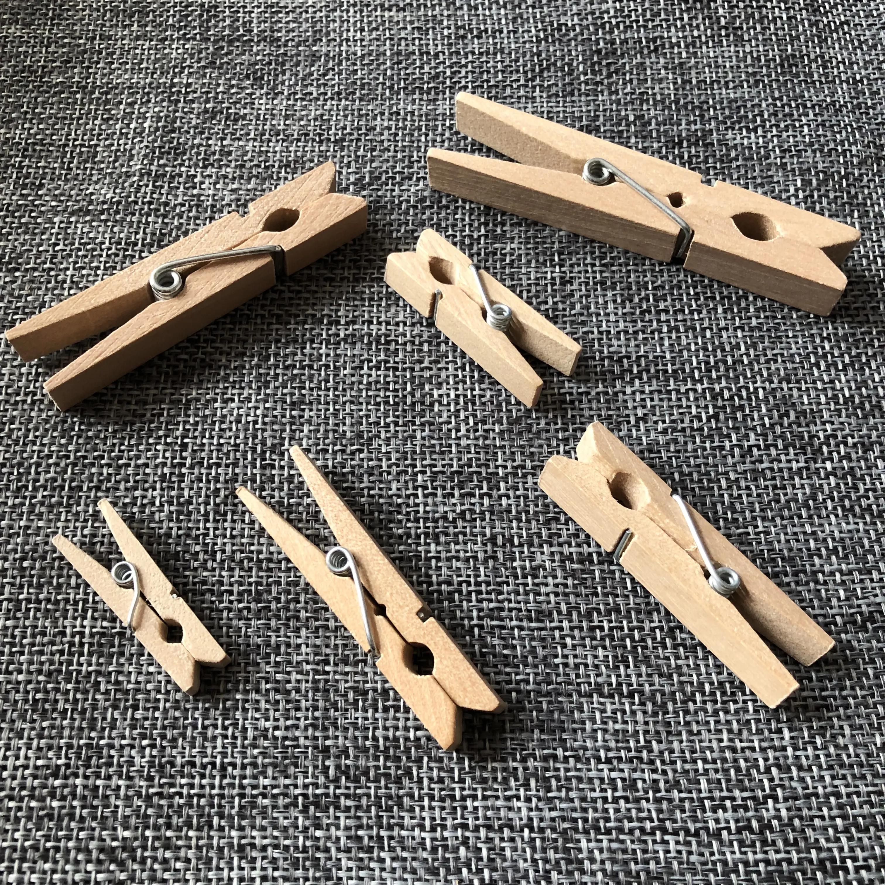 Fabrika ucuz fiyat çam ahşap Clothespins doğal Lotus ahşap mandal ev dekorasyon ahşap klipler