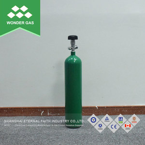 Oxígeno industrial/CO2/argón/nitrógeno cilindro de gas con tapa y válvula <span class=keywords><strong>C</strong></span>/D/E/ G tamaño au - Product Image 1