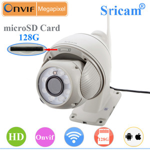 Exclusivo Sricam SP008 Wifi PTZ alta velocidad PTZ cámara IP 128 G TF Card Record cerca de <span class=keywords><strong>360</strong></span> grados ángulo la cámara - Product Image 2