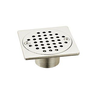 Cuadrado de alta resistencia cubierta de inodoro de latón drenaje en <span class=keywords><strong>el</strong></span> piso del sótano con tornillos - Product Image 4