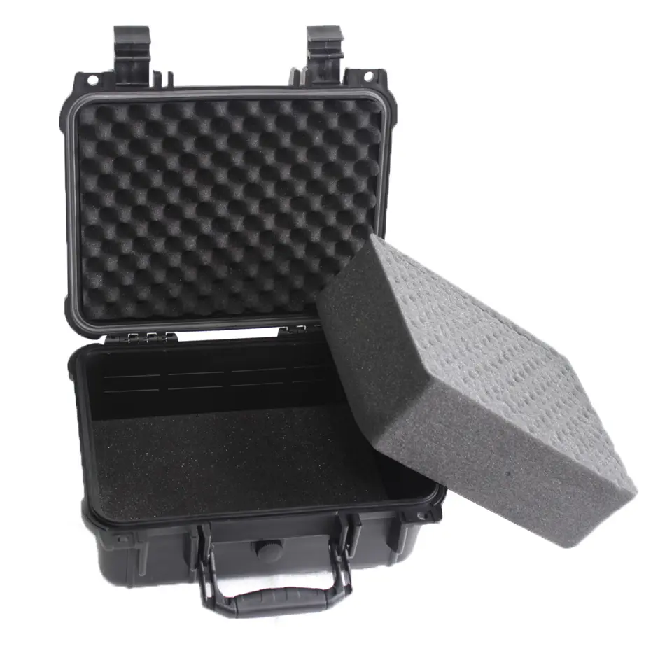 GD5023 قشرة صلبة صندوق أدوات من البلاستيك للماء صدمات الغبار الكمبيوتر/PC حالة آمنة مع رغوة مخصصة