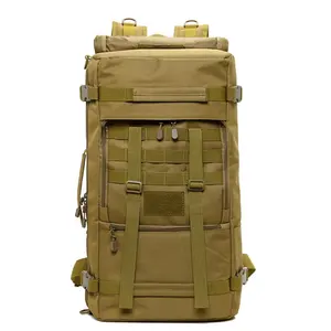 Sac à dos tactique durable de 50l pour randonnée et voyage pour homme