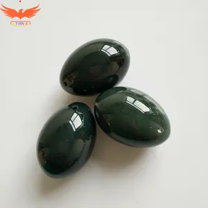 Jade de néfite de ovo semiprecioso DIY em mármore e pedra