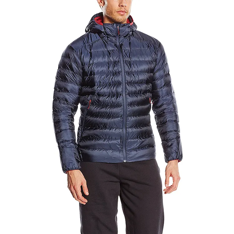 Jaqueta de inverno masculina suave, de alta qualidade, baixo custo, removível, moda lisa, com capuz, para o ar livre