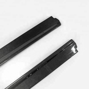 Ferrari 458 fibre de carbone AP Style jupe latérale Extension EPR marque brillant fini léger UV protégé Kit de carrosserie de voiture - Product Image 5