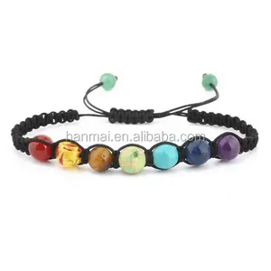 7 reiki chakra pulseira shambala pulseira