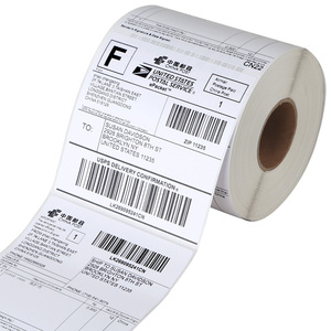 Etiquetas térmicas adhesivas 500 de alta calidad, Rollo térmico directo de 100x100mm, 4x4 pulgadas con código de barras para envío de oficina de correos - Product Image 2