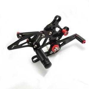 Repose-Pied Contrôle <span class=keywords><strong>CNC</strong></span> Moto pièces Rearset Ajustement pour Aprilia RSV4 09-12 FARAP001-BBK - Product Image 3