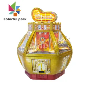 Gouden Schatzoeker Amusement Muntbediende Arcade Machines Fabrikant Munt Duwer Spel Machine Te Koop