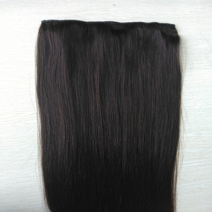 Fabbrica del commercio all'ingrosso di alta qualità di grado 8a <span class=keywords><strong>clip</strong></span> nelle estensioni dei capelli il singolo 1 pezzo trama dei capelli con 5 <span class=keywords><strong>clip</strong></span> dei capelli umani di trama - Product Image 6