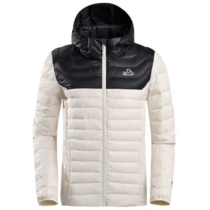 2022 брендовая куртка с утиным пером для мужчин, 100%, полиэстер, зимний Бомбер с возможностью настройки цвета, кожаная поддержка 700