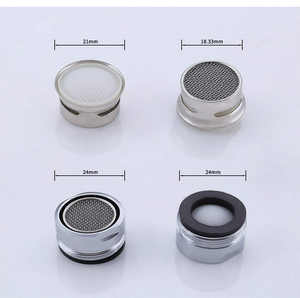 Robinet <span class=keywords><strong>aérateur</strong></span> à 2 tailles, économie <span class=keywords><strong>d</strong></span>'<span class=keywords><strong>eau</strong></span> en laiton antique à double filetage - Product Image 4