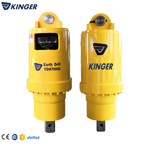 KINGER โรงงาน Deep Earth Auger โพสต์ <span class=keywords><strong>Hole</strong></span> <span class=keywords><strong>Digger</strong></span> สำหรับ Excavator/Skid Steer Loader/Crane - Product Image 4