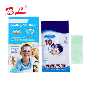 아기용 의료용 접착식 부직포 CE 인증 발열 냉각 젤 패치 (봉합 재료 포함, 열 완화용) - Product Image 4